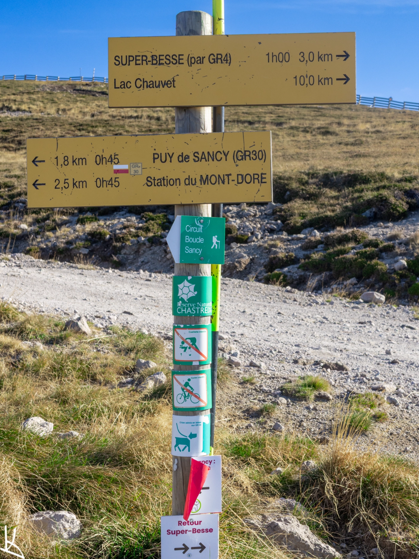 Col du Couhay - GR4 et GR30